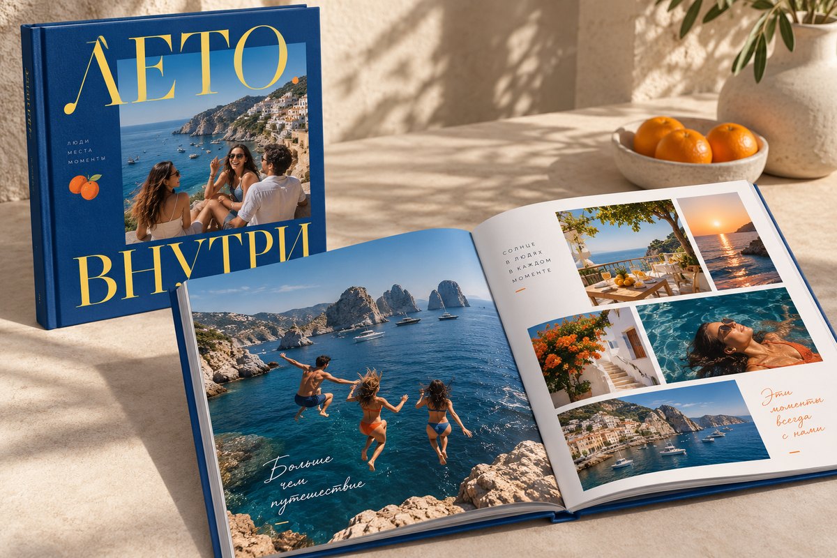 Фотокнига о путешествии «Лето внутри»